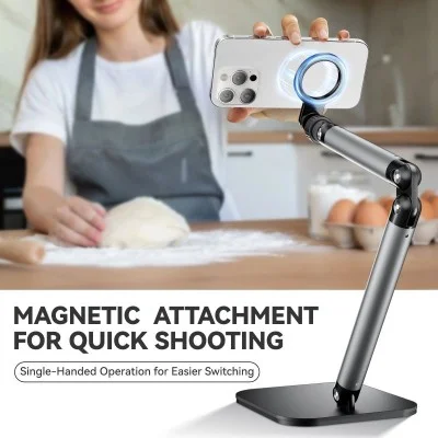TELESIN Magnetic Desktop Phone Stand - Black